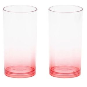 Trina Turk Hi Ball Ombre 18 OZ Glasses Set of 6